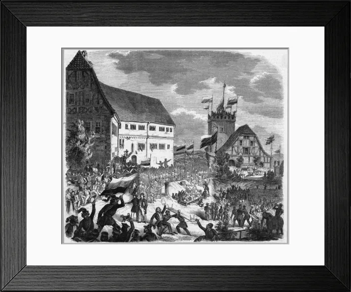 Framed Print : Students at Wartburg Framed Print : Students at Wartburg