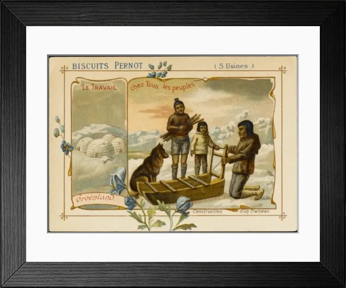 Framed Print : Greenland Sledge Framed Print : Greenland Sledge
