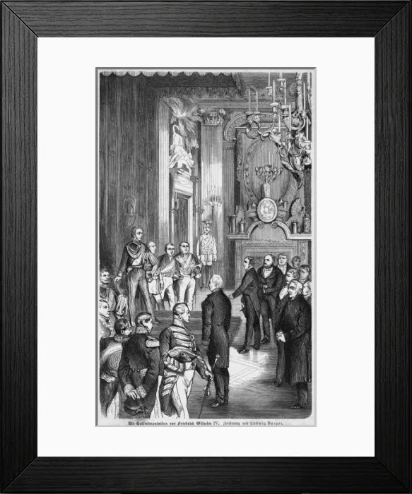 Framed Print : Fr. Wil. Refuses Crown Framed Print : Fr. Wil. Refuses Crown