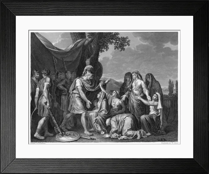 Framed Print : Coriolanus Yields Framed Print : Coriolanus Yields