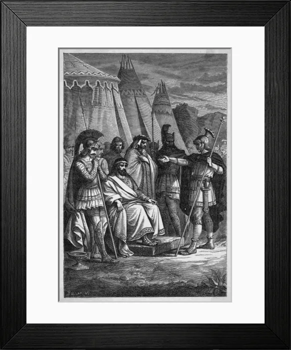 Framed Print : Romans at Capua Framed Print : Romans at Capua