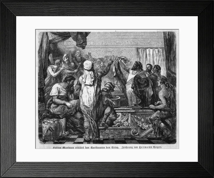 Framed Print : Punic War Declared Framed Print : Punic War Declared