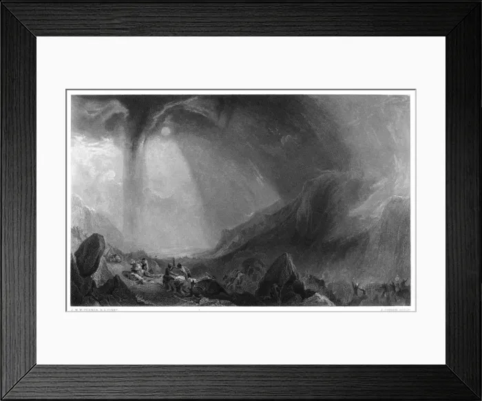 Framed Print : Hannibal Crosses Alps Framed Print : Hannibal Crosses Alps
