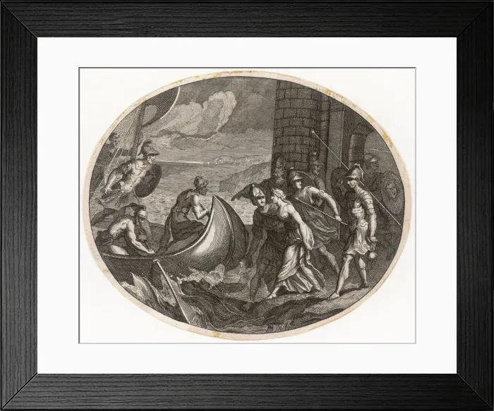 Framed Print : Pompey and his Wife Framed Print : Pompey and his Wife