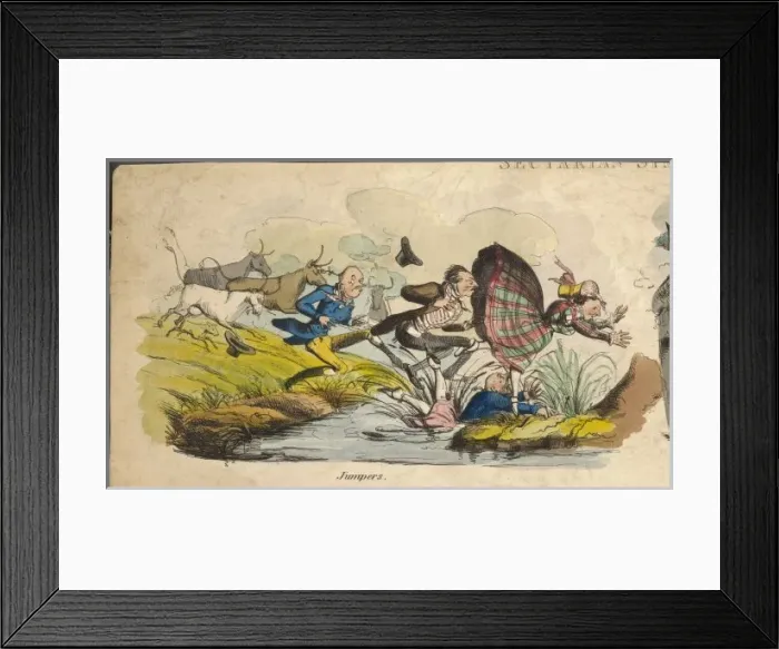 Framed Print : Satire on Jumpers Framed Print : Satire on Jumpers