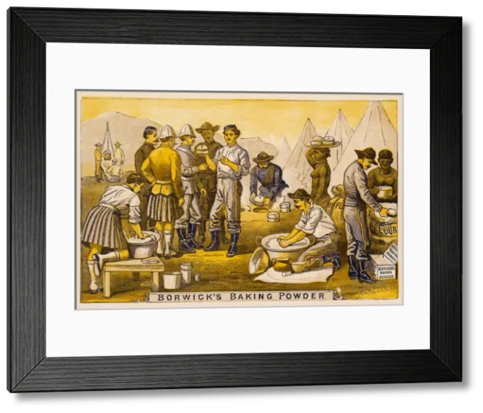 Framed Print : Boer War Camp Scene Framed Print : Boer War Camp Scene