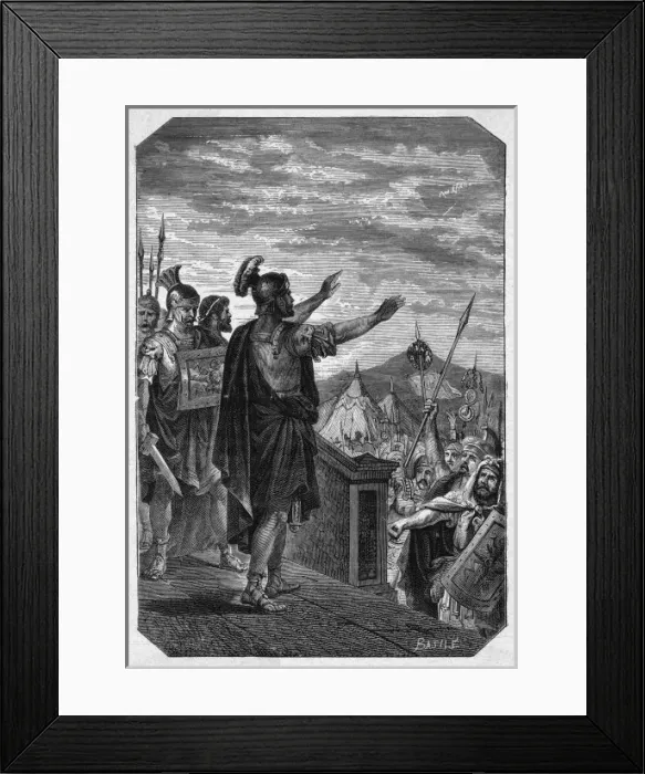 Framed Print : Discontented Soldiers Framed Print : Discontented Soldiers