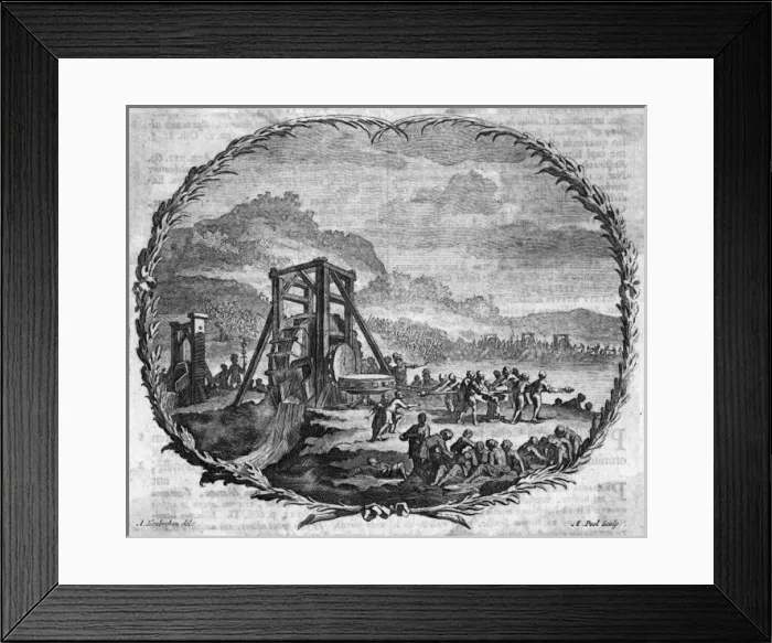 Framed Print : Claudius Drains Lake Framed Print : Claudius Drains Lake