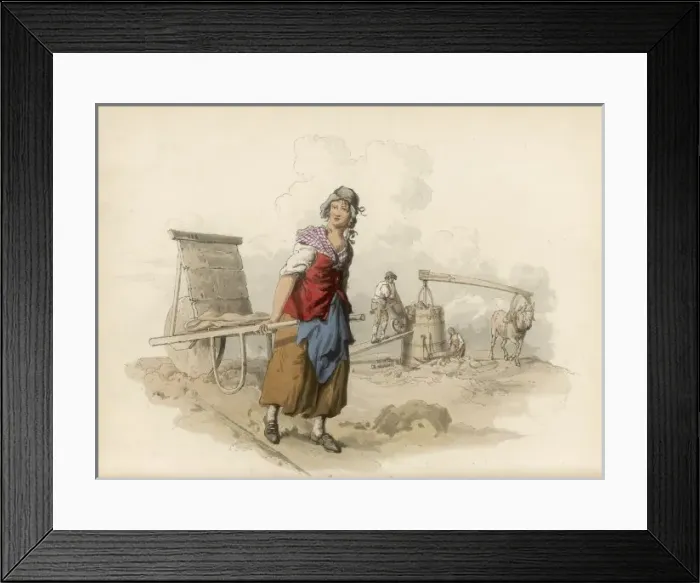 Framed Print : Pyne - Brickmaker Framed Print : Pyne - Brickmaker