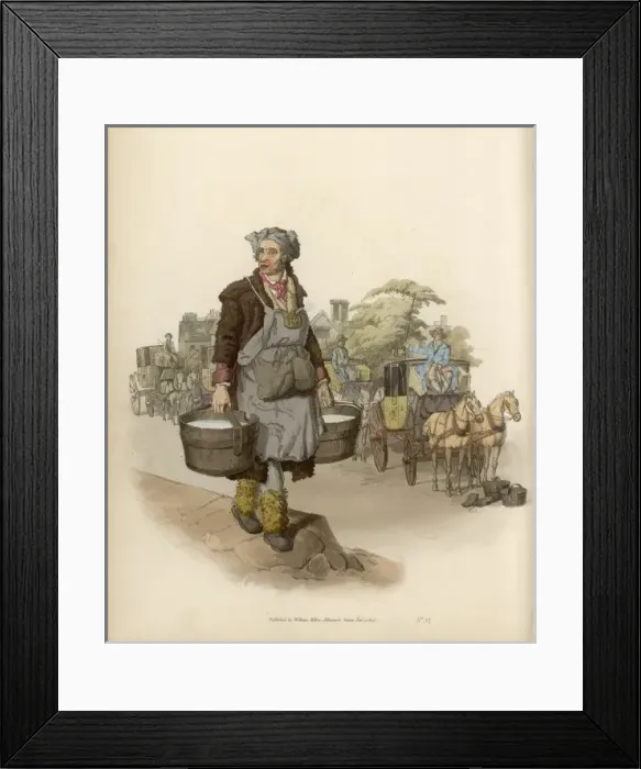 Framed Print : Pyne - Water Carrier Framed Print : Pyne - Water Carrier