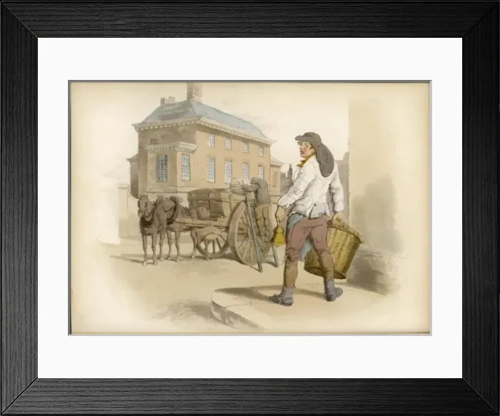 Framed Print : Pyne - Dustman Framed Print : Pyne - Dustman
