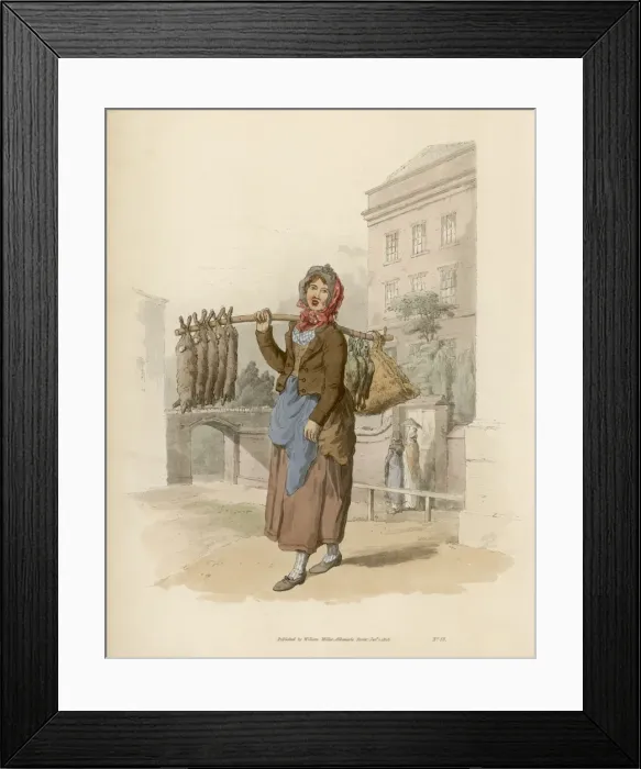 Framed Print : Pyne - Rabbit Woman Framed Print : Pyne - Rabbit Woman