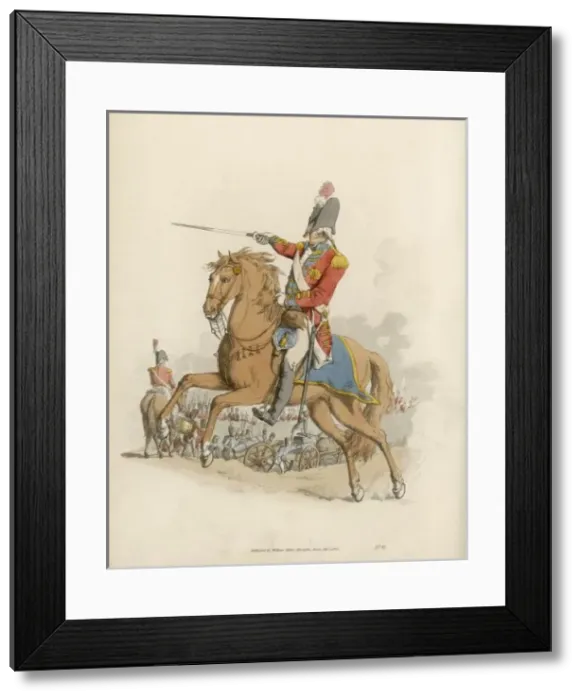 Framed Print : A General on horseback Framed Print : A General on horseback