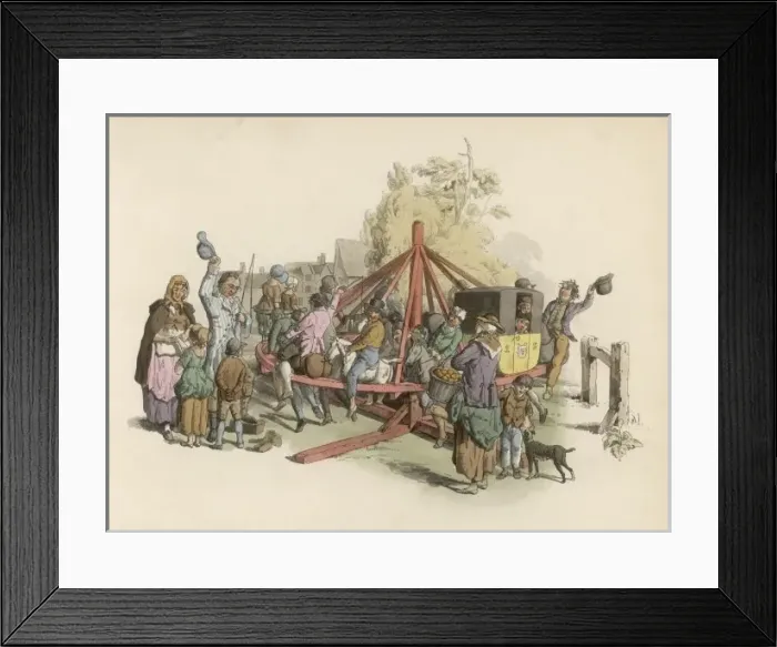 Framed Print : Pyne - Roundabout Framed Print : Pyne - Roundabout