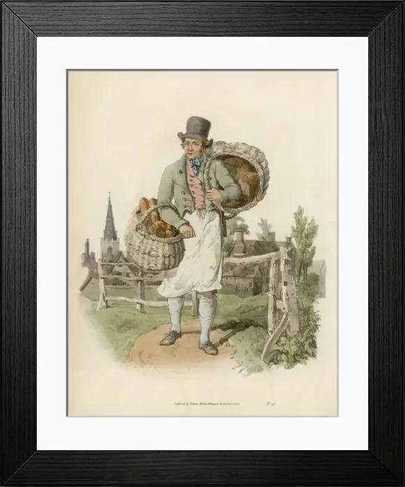 Framed Print : Pyne - a Baker Framed Print : Pyne - a Baker