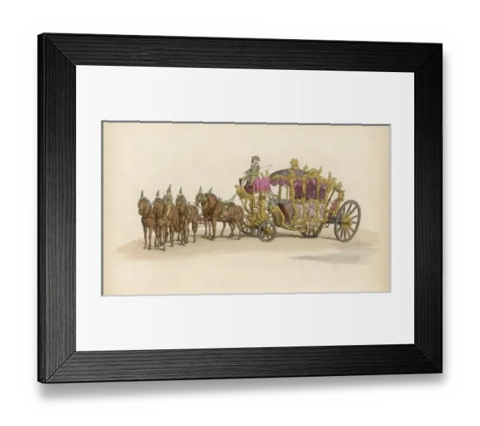Framed Print : Pyne - Mayors Coach Framed Print : Pyne - Mayors Coach