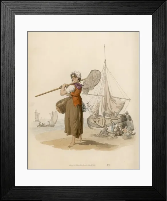 Framed Print : Pyne - Shrimper Framed Print : Pyne - Shrimper