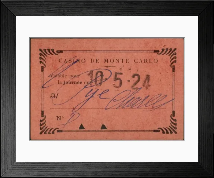 Framed Print : Monte Carlo Entrance Framed Print : Monte Carlo Entrance
