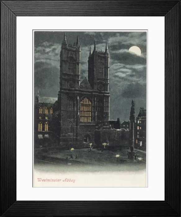 Framed Print : Westminster Abbey Night Framed Print : Westminster Abbey Night