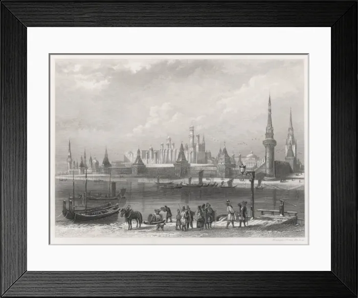 Framed Print : Moscow Early C19 Framed Print : Moscow Early C19