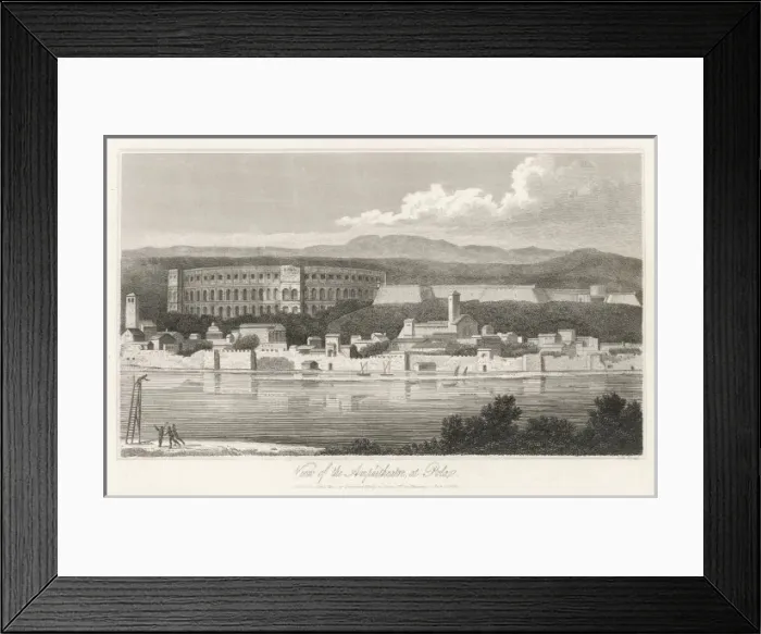 Framed Print : Pulj Amphitheatre Framed Print : Pulj Amphitheatre