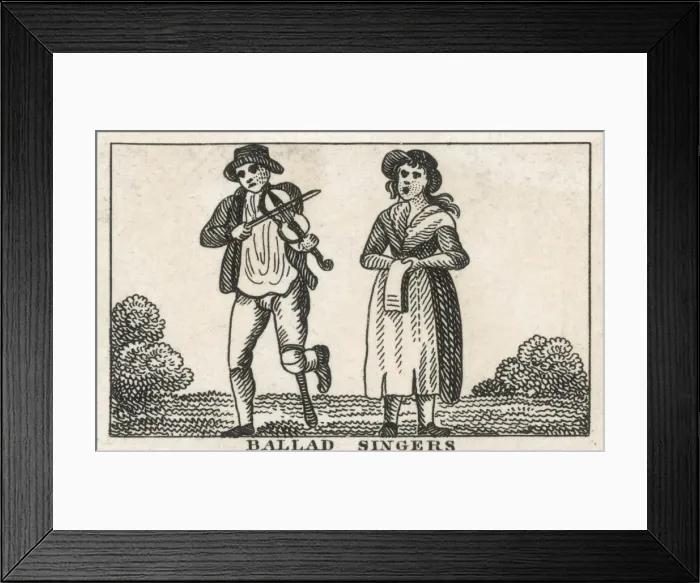 Framed Print : Ballad Singers Framed Print : Ballad Singers