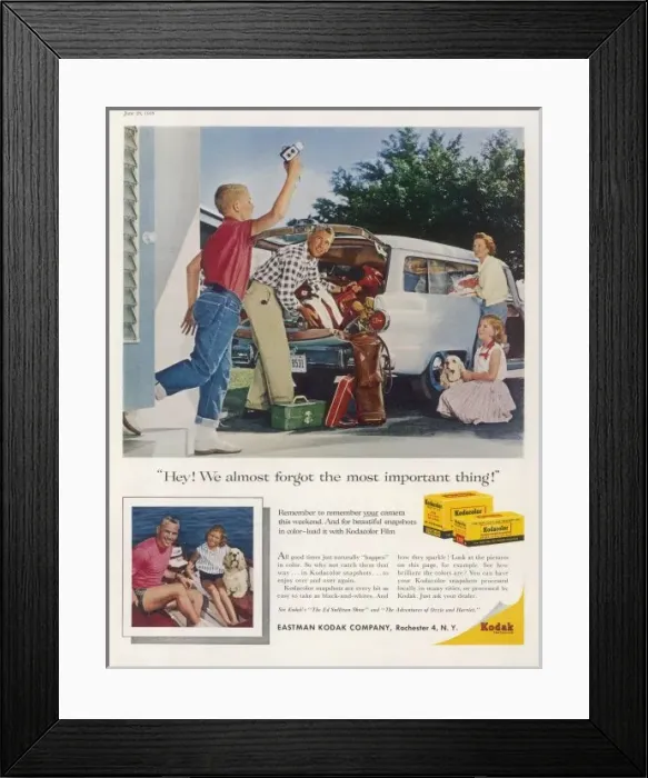 Framed Print : Family Off on Holiday Framed Print : Family Off on Holiday