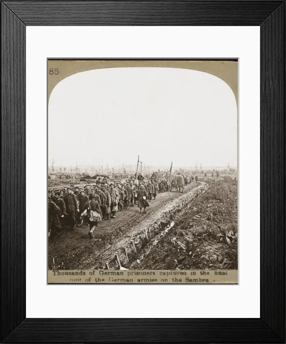 Framed Print : German Prisoners 1918 Framed Print : German Prisoners 1918