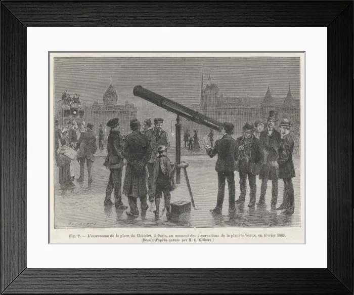 Framed Print : Observing Venus Framed Print : Observing Venus