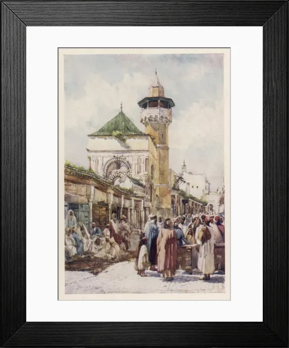 Framed Print : Tunis Mosque Framed Print : Tunis Mosque