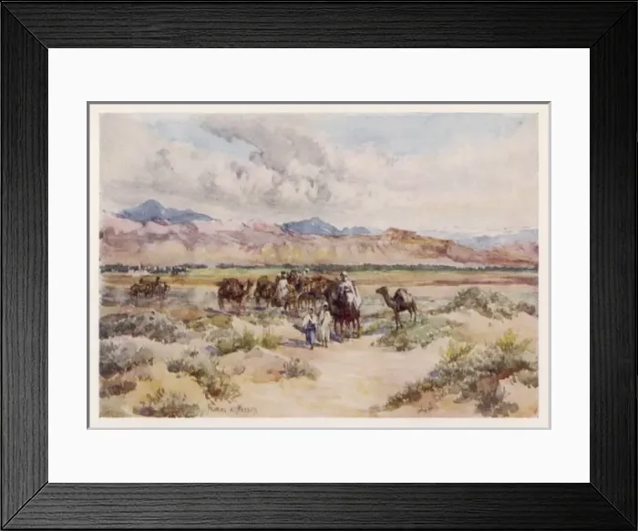 Framed Print : Sahara Caravan Framed Print : Sahara Caravan