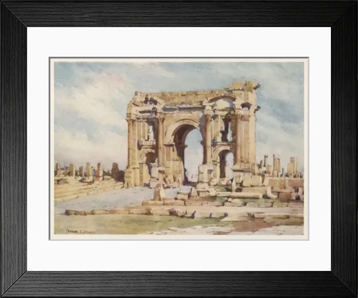 Framed Print : Timgad Ruins Framed Print : Timgad Ruins