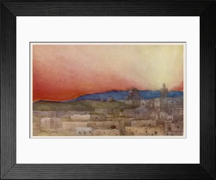 Framed Print : Tunisian Sunset Framed Print : Tunisian Sunset