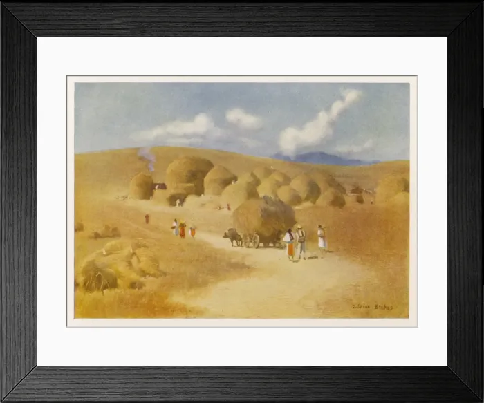 Framed Print : Harvest in Hungary Framed Print : Harvest in Hungary