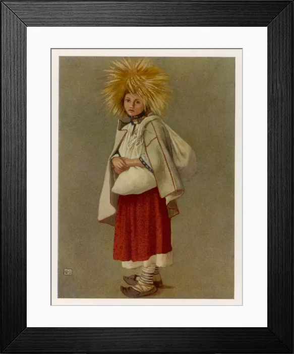 Framed Print : Hungarian Harvest Queen Framed Print : Hungarian Harvest Queen