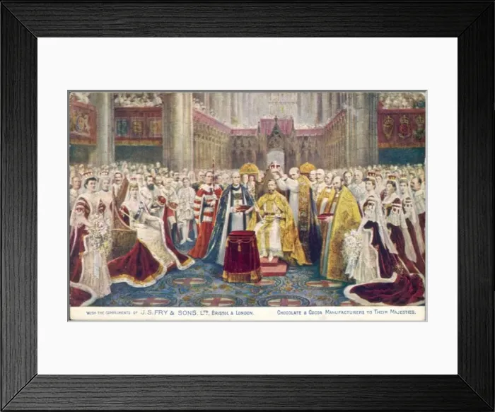 Framed Print : George V Crowned Framed Print : George V Crowned