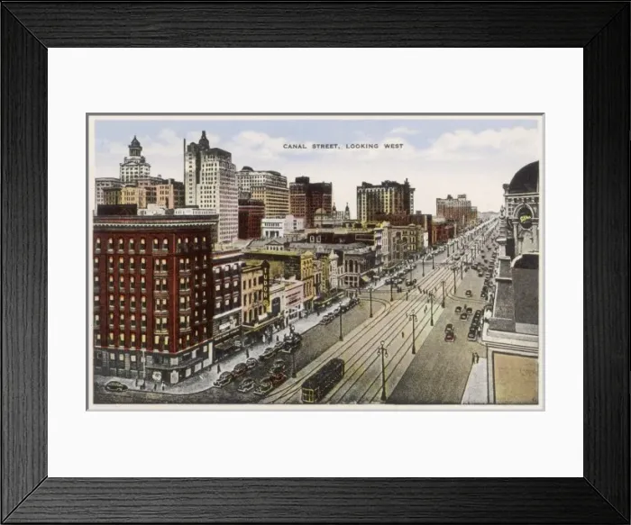 Framed Print : New Orleans - Canal St Framed Print : New Orleans - Canal St