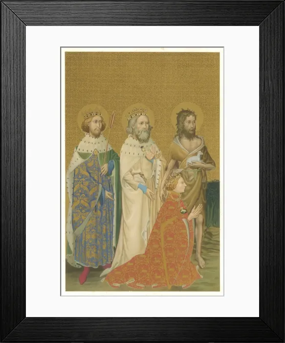 Framed Print : Richard II Diptych - 1 Framed Print : Richard II Diptych - 1