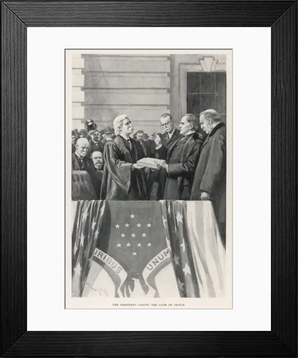 Framed Print : Mckinley Inaugurated 1 Framed Print : Mckinley Inaugurated 1