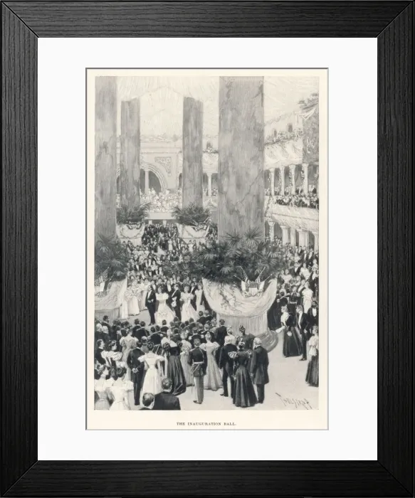 Framed Print : Mckinley Inaugurated 4 Framed Print : Mckinley Inaugurated 4