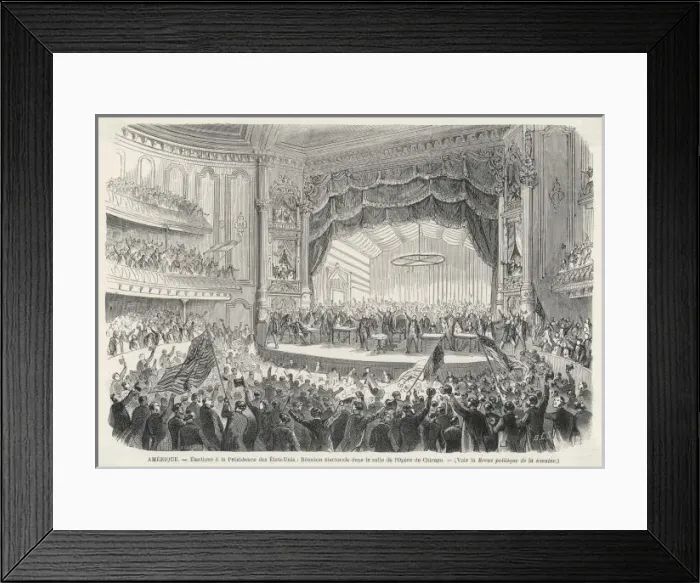 Framed Print : Presidential Election Framed Print : Presidential Election