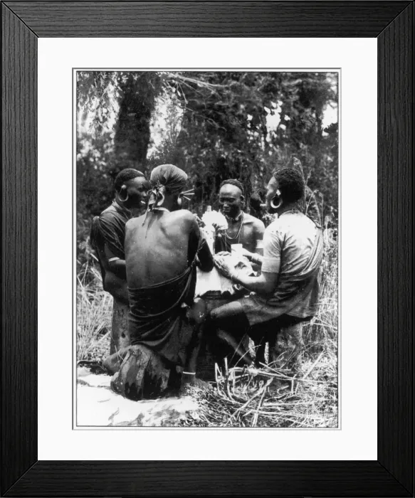 Framed Print : African Men Play Cards Framed Print : African Men Play Cards