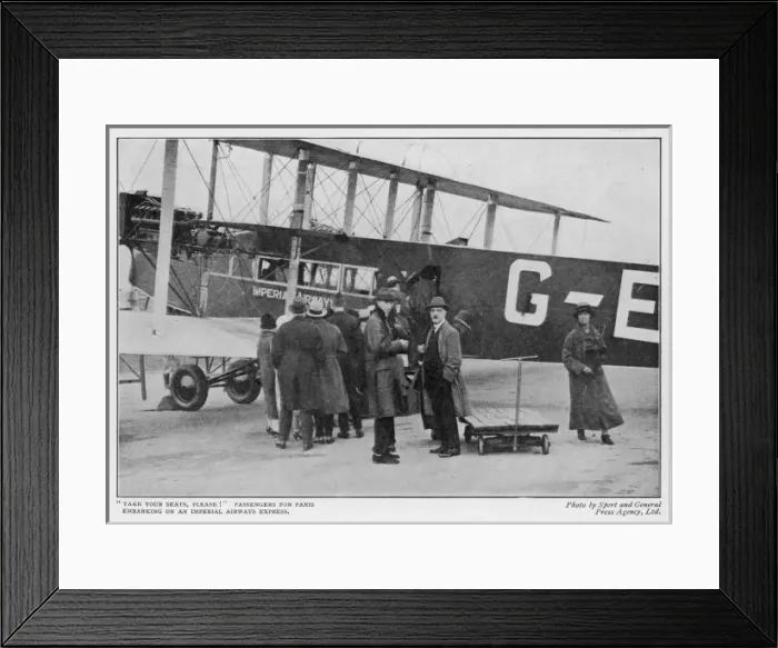 Framed Print : To Paris by Air Framed Print : To Paris by Air