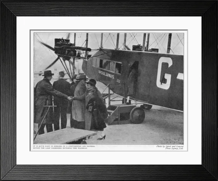 Framed Print : Off to Paris by Air Framed Print : Off to Paris by Air