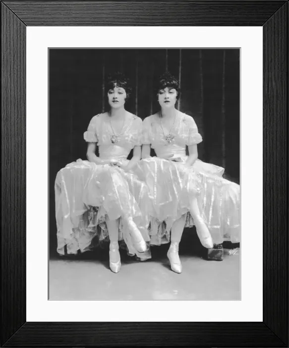 Framed Print : The Dolly Sisters, New York Framed Print : The Dolly Sisters, New York
