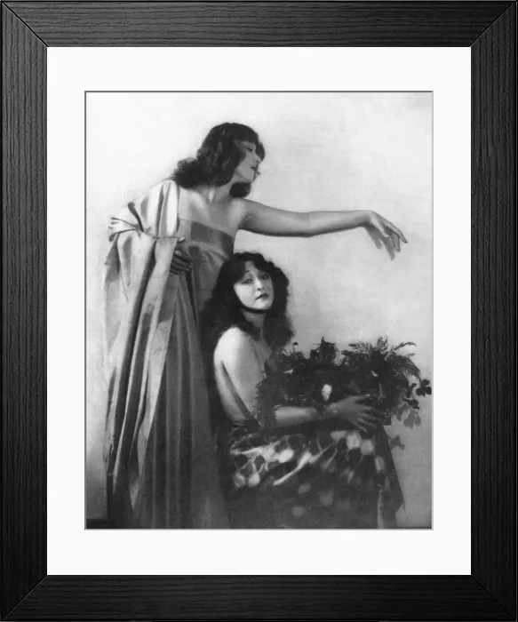 Framed Print : A portrait of the Dolly Sisters, USA Framed Print : A portrait of the Dolly Sisters, USA