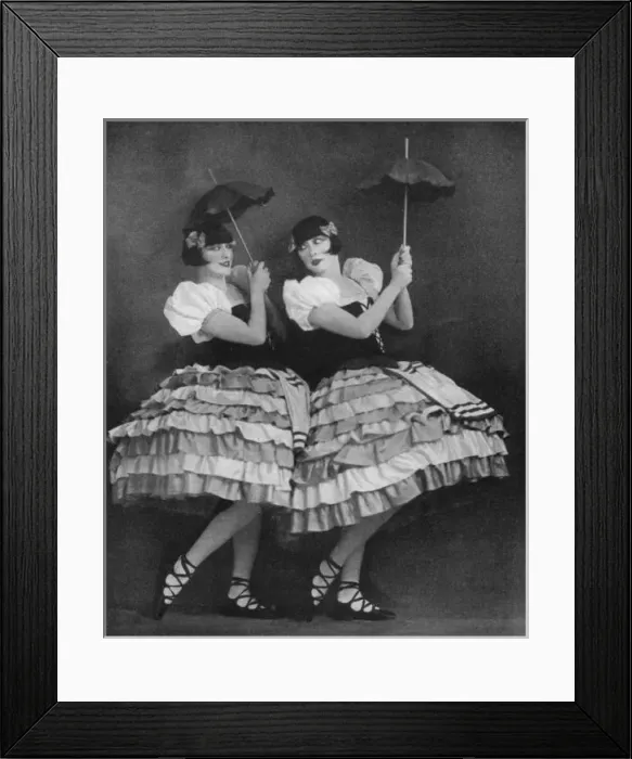 Framed Print : The Dolly Sisters, Paris Framed Print : The Dolly Sisters, Paris