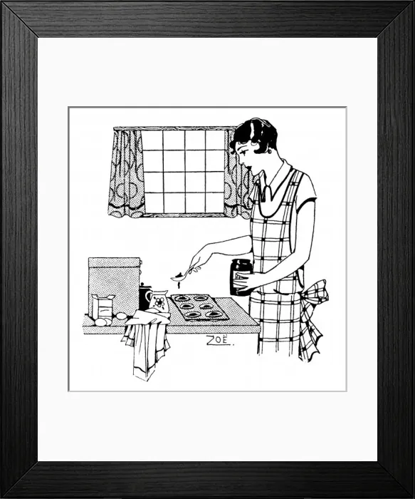 Framed Print : Making Jam Tarts Framed Print : Making Jam Tarts