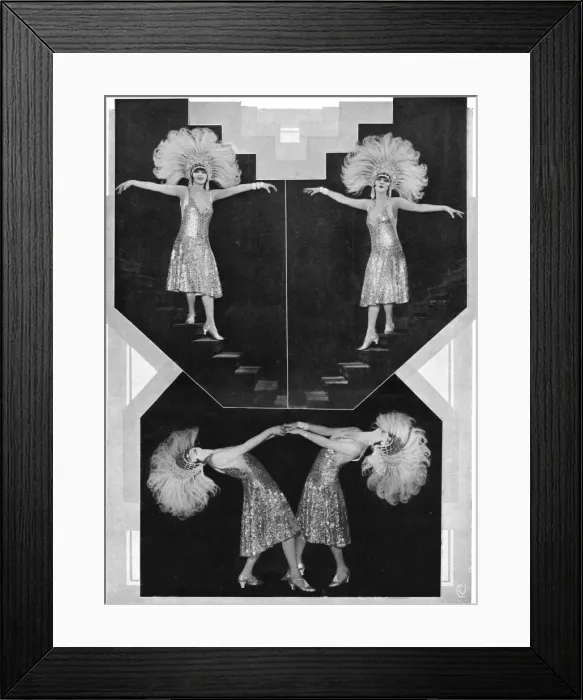Framed Print : The Dolly Sisters, Paris Framed Print : The Dolly Sisters, Paris