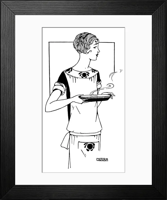 Framed Print : She Dishes Up Framed Print : She Dishes Up